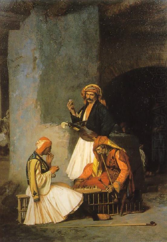 Arnauts Playing Chess, Jean Leon Gerome